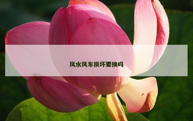 风水风车损坏要换吗