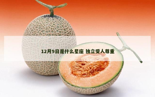 12月9日是什么星座 独立受人尊重