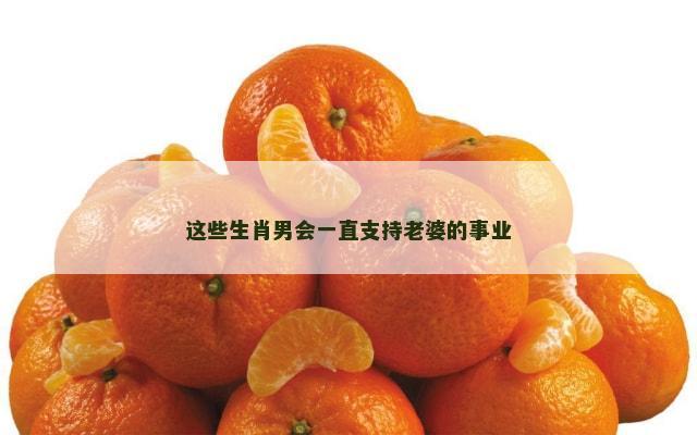 这些生肖男会一直支持老婆的事业