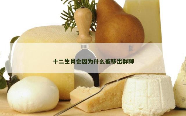 十二生肖会因为什么被移出群聊