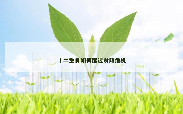 十二生肖如何度过财政危机