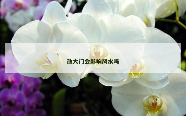 改大门会影响风水吗