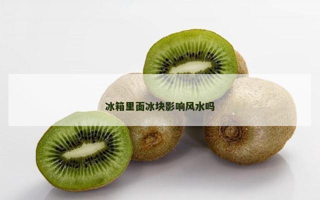 冰箱里面冰块影响风水吗