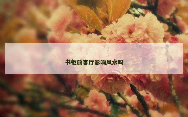 书柜放客厅影响风水吗