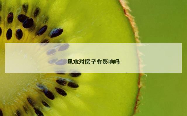 风水对房子有影响吗