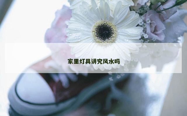 家里灯具讲究风水吗