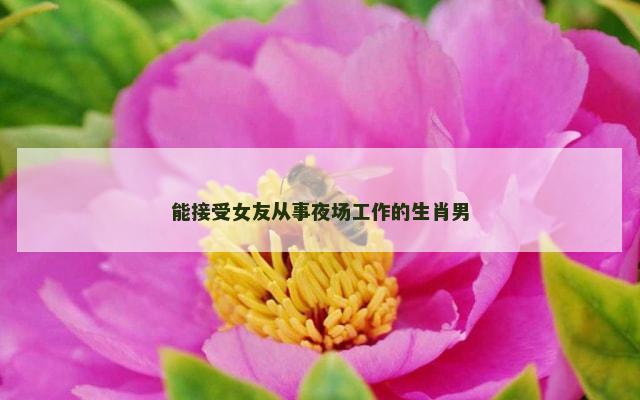 能接受女友从事夜场工作的生肖男