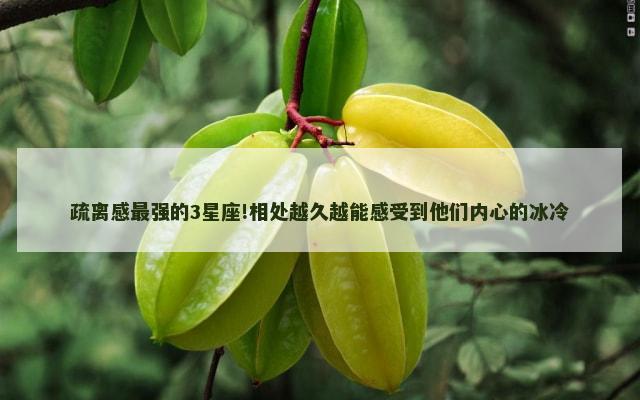 疏离感最强的3星座!相处越久越能感受到他们内心的冰冷