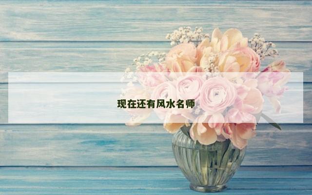 现在还有风水名师