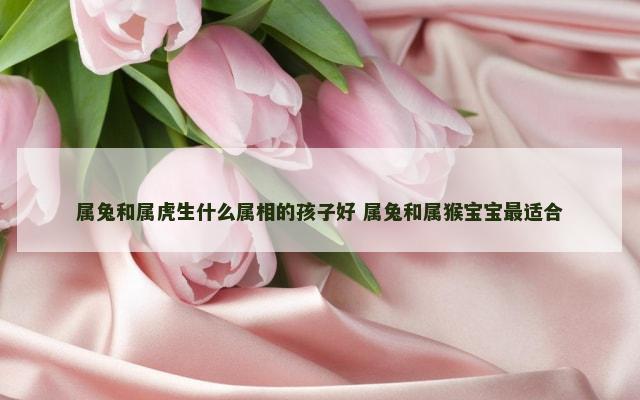 属兔和属虎生什么属相的孩子好 属兔和属猴宝宝最适合