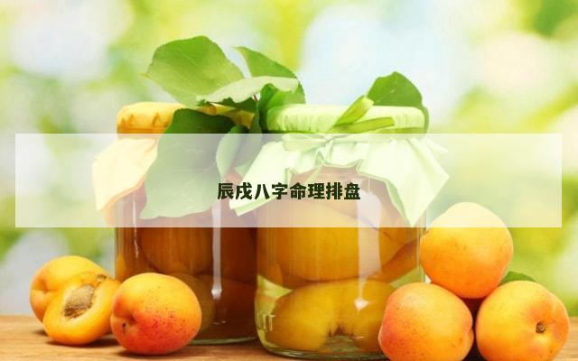 辰戌八字命理排盘