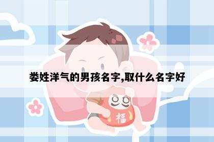 娄姓洋气的男孩名字,取什么名字好