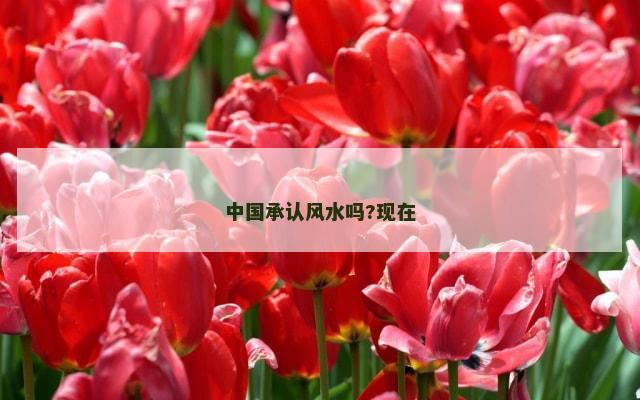 中国承认风水吗?现在