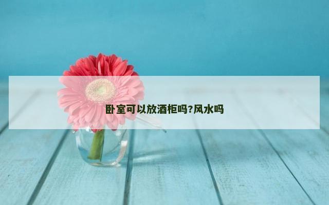 卧室可以放酒柜吗?风水吗