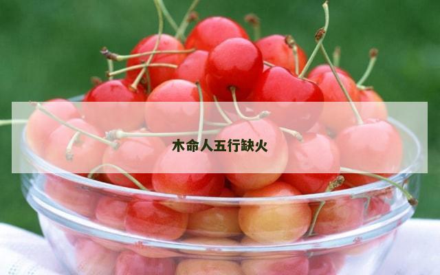木命人五行缺火