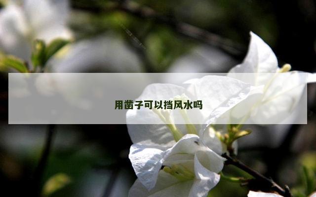用凿子可以挡风水吗