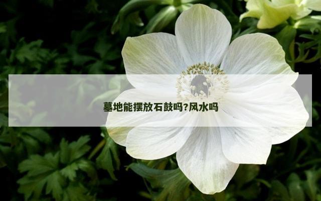 墓地能摆放石鼓吗?风水吗