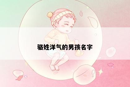 骆姓洋气的男孩名字
