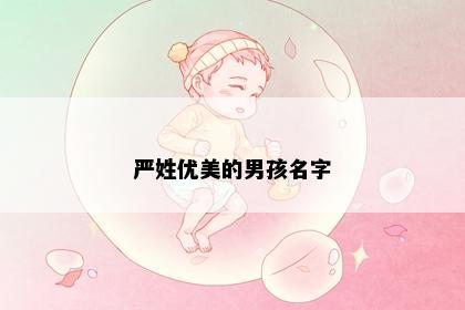 严姓优美的男孩名字