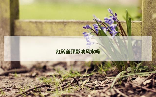 红砖盖顶影响风水吗