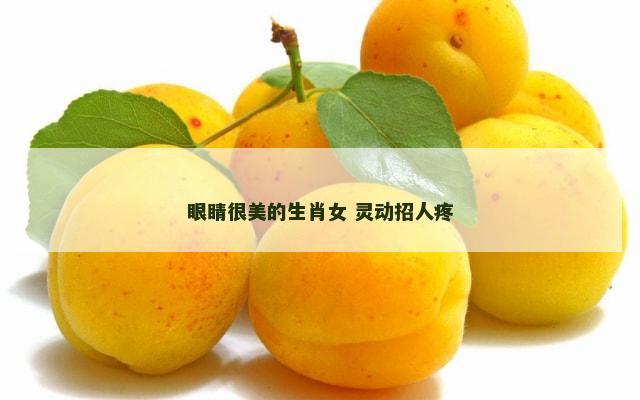 眼睛很美的生肖女 灵动招人疼