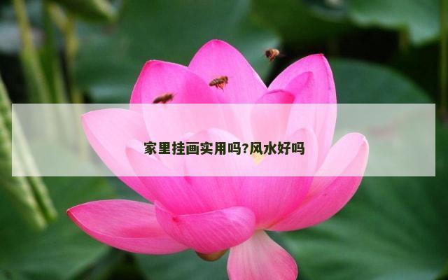 家里挂画实用吗?风水好吗