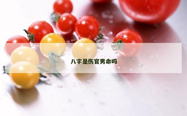 八字是伤官男命吗