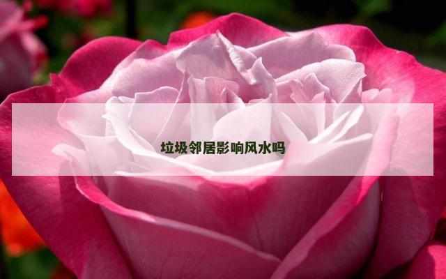 垃圾邻居影响风水吗