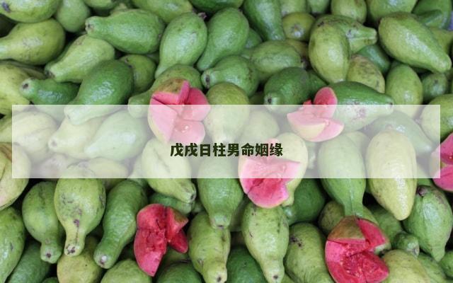 戊戌日柱男命姻缘