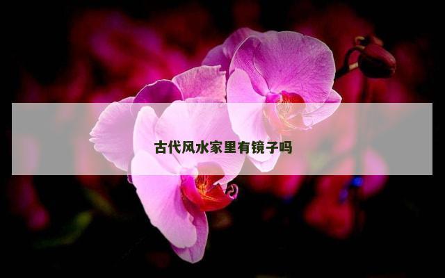 古代风水家里有镜子吗