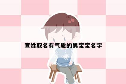 宣姓取名有气质的男宝宝名字