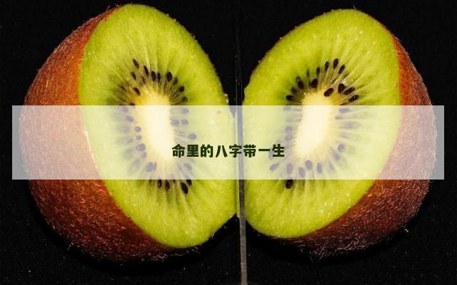 命里的八字带一生