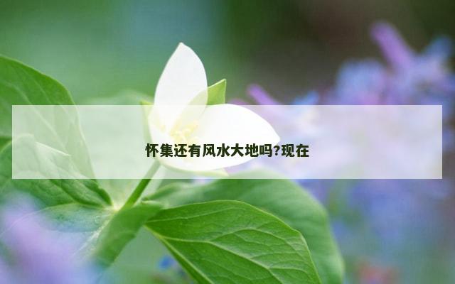 怀集还有风水大地吗?现在