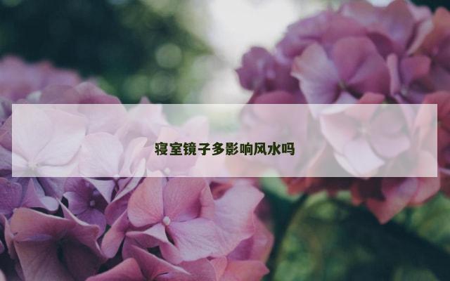 寝室镜子多影响风水吗