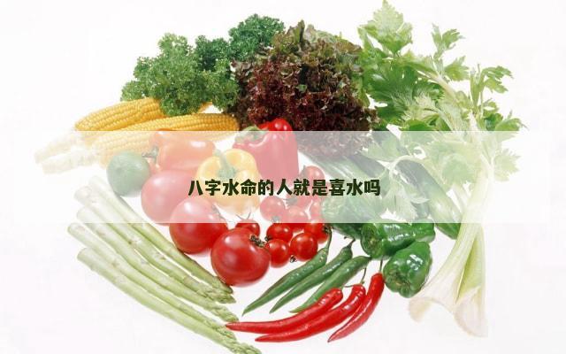 八字水命的人就是喜水吗