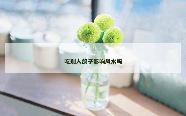吃别人鸽子影响风水吗