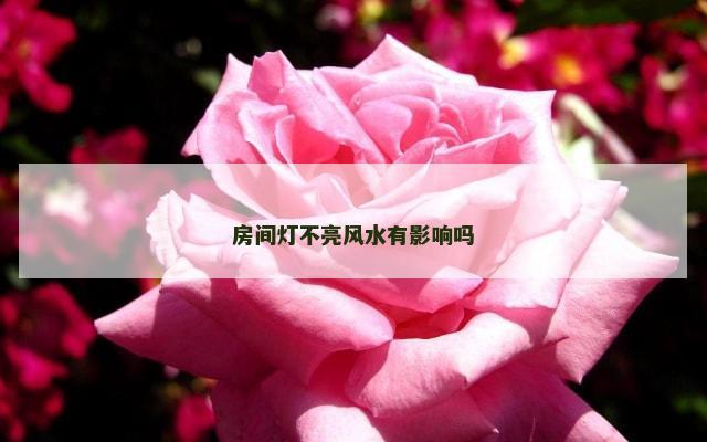 房间灯不亮风水有影响吗