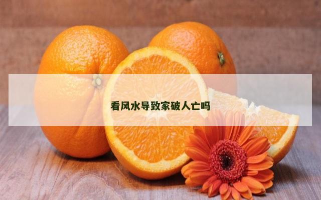 看风水导致家破人亡吗
