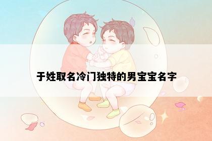 于姓取名冷门独特的男宝宝名字