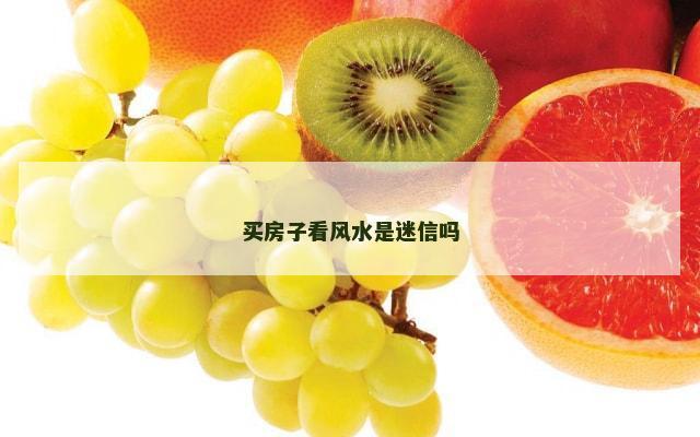 买房子看风水是迷信吗