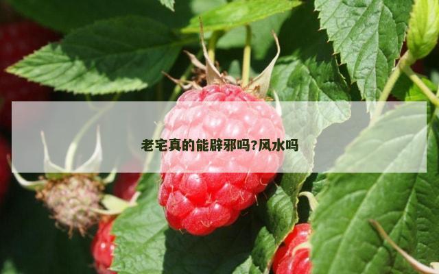 老宅真的能辟邪吗?风水吗