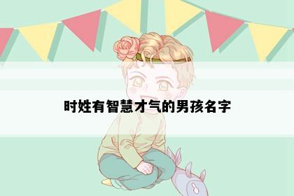 时姓有智慧才气的男孩名字