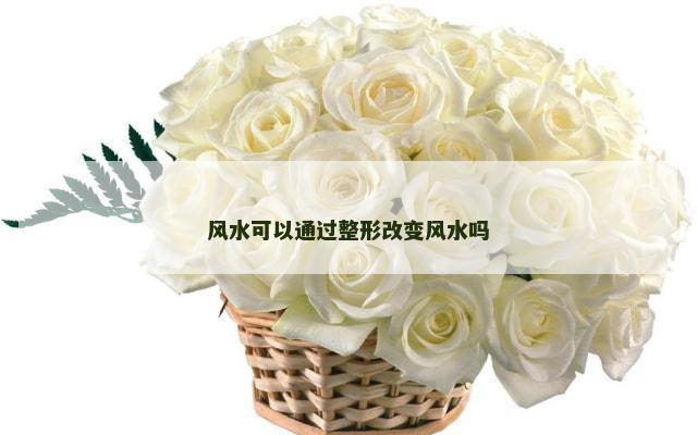 风水可以通过整形改变风水吗