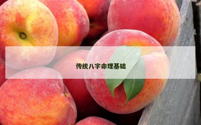 传统八字命理基础