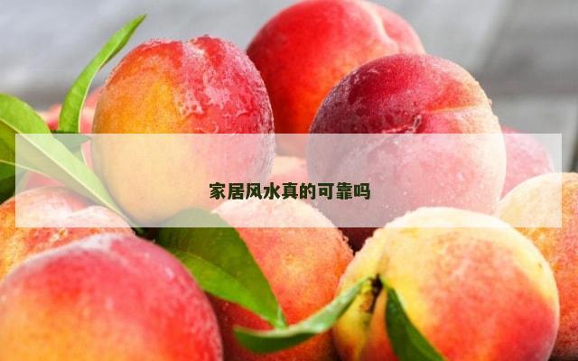家居风水真的可靠吗