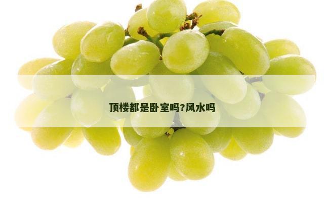 顶楼都是卧室吗?风水吗