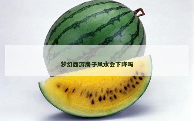 梦幻西游房子风水会下降吗