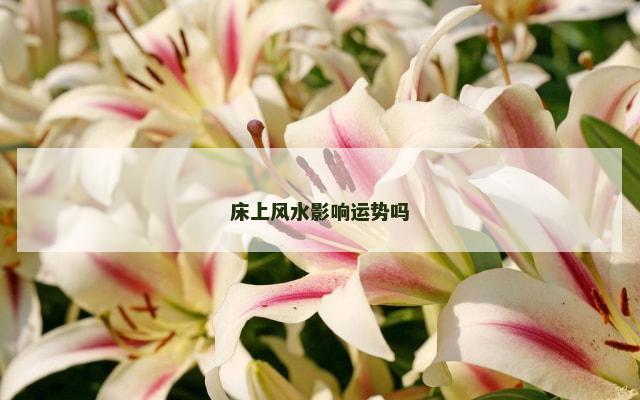床上风水影响运势吗