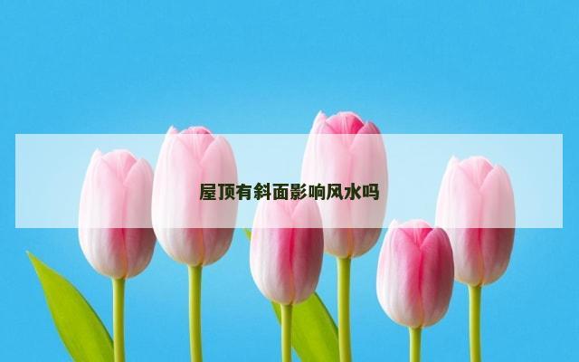 屋顶有斜面影响风水吗