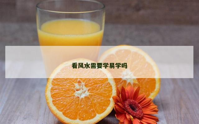 看风水需要学易学吗